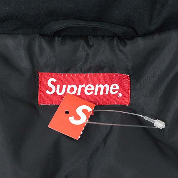 シュプリーム 21AW アストロノート パフィージャケット 偽物 黒 ミディアムサイズ(ピン付き)
