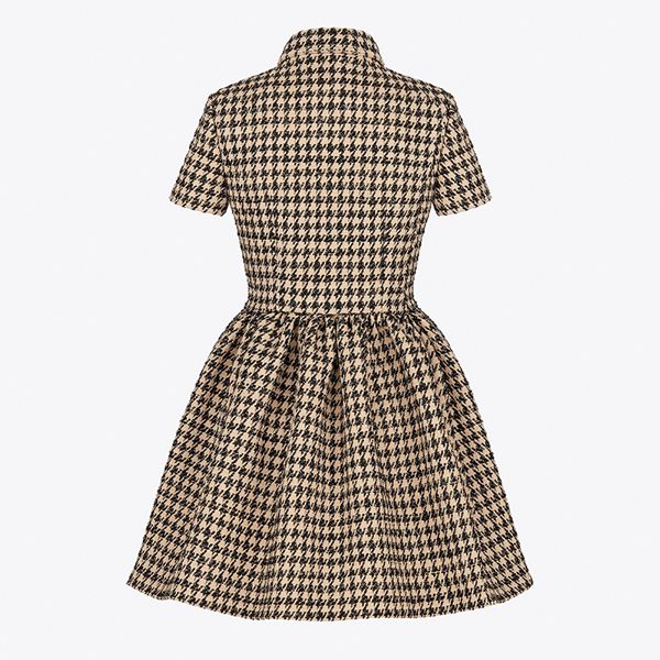 【20SS NEW】レディディオール 偽物 千鳥格子ドレス