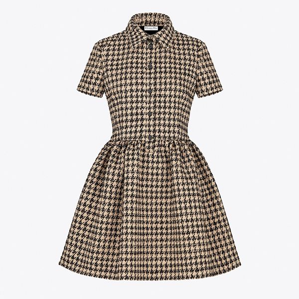 【20SS NEW】レディディオール 偽物 千鳥格子ドレス