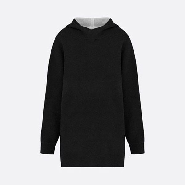 ジャディオール8 偽物 ロゴ カシミヤ フード付きセーター 844S92AM009_X8805