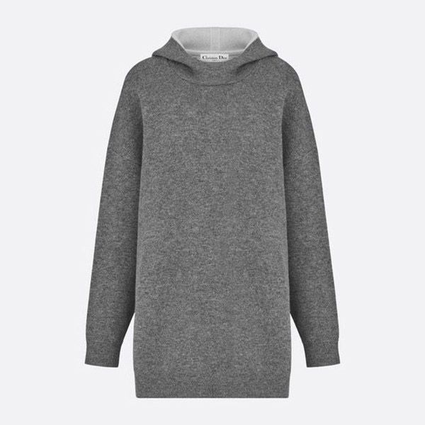 ジャディオール8 偽物 ロゴ カシミヤ フード付きセーター 844S92AM009_X8805