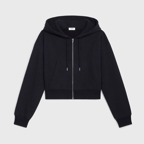 大人気?【セリーヌ コピー】クロップド スウェット パーカー 2Y535052H.38AW