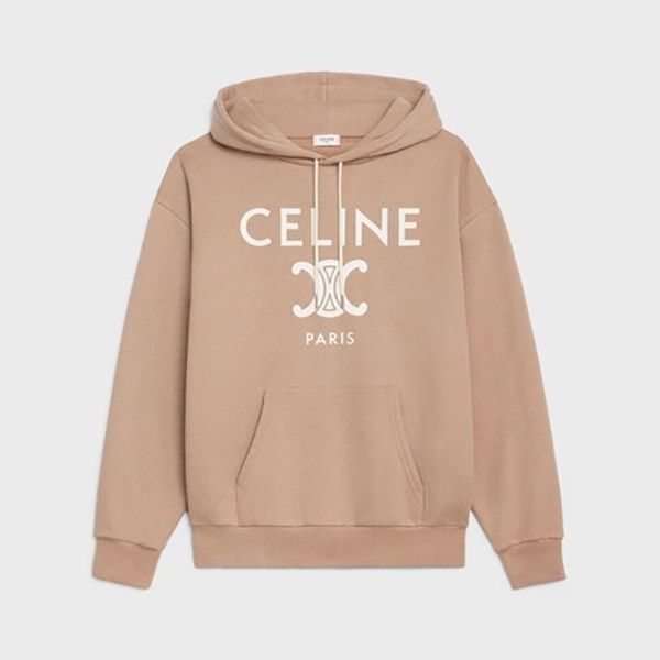 カジュアル【セリーヌ】ルーズ スウェット 偽物 シャツ コットン&カシミア 2Y528450I.03FW