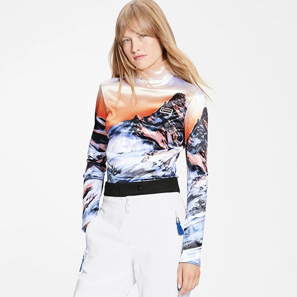 新作 ?ルイヴィトン トップス 偽物 黒 モノグラム オレンジ ナイロン 1A9NSN