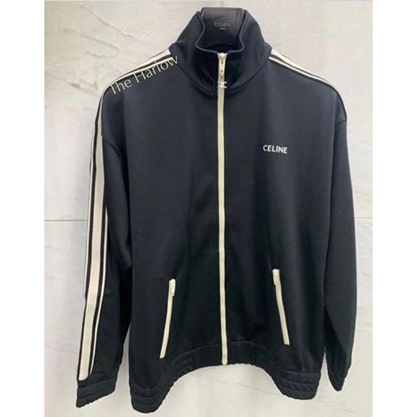 セリーヌ コピー☆メンズ リバーシブル トラックジャケット BLACK 2Y490121O.38NO
