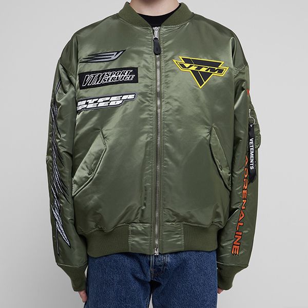 ヴェトモン★ボンバージャケット 偽物 Green★送料関税込UA52JA700GGREEN