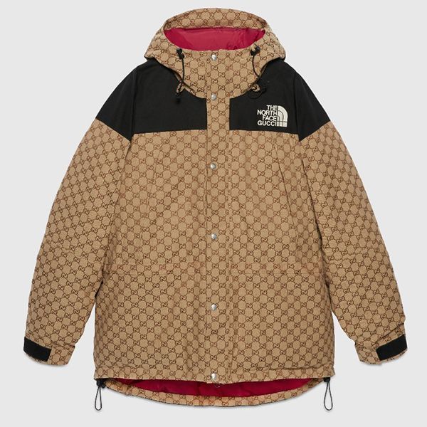コラボ★グッチxノースフェイス コピー GGモノグラムダウンジャケット670769Z8APW2190