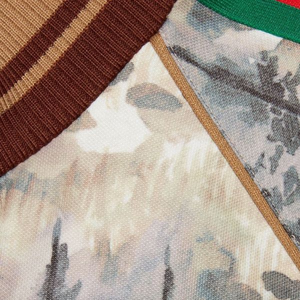 【限定コラボ】グッチxノースフェイス☆ジャケット 偽物 プリント671444XJDQ83229