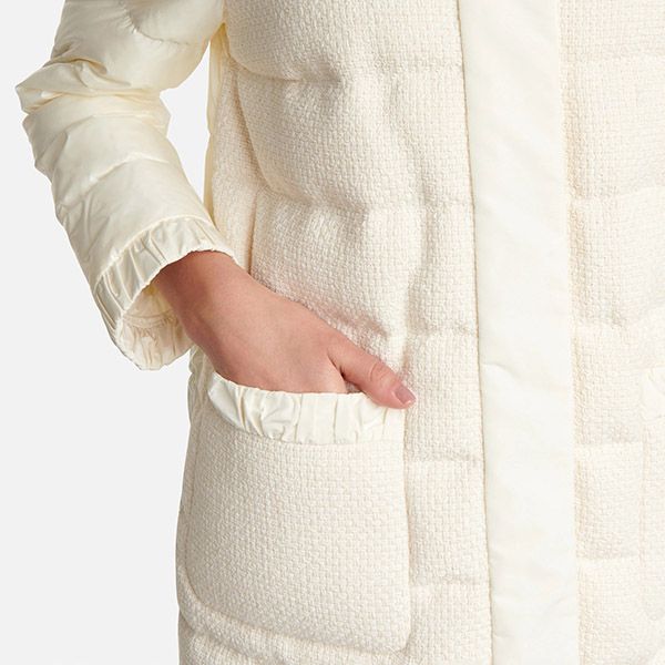 ☆モンクレール コピー☆ 異素材MIXツイードフロントライトダウンVeulettes?