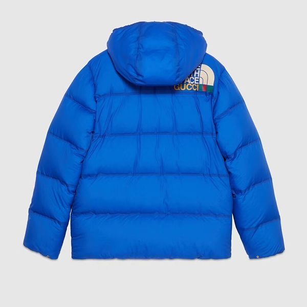 ノースフェイス×グッチ コピー ナイロン ダウンジャケット663753XAACW431