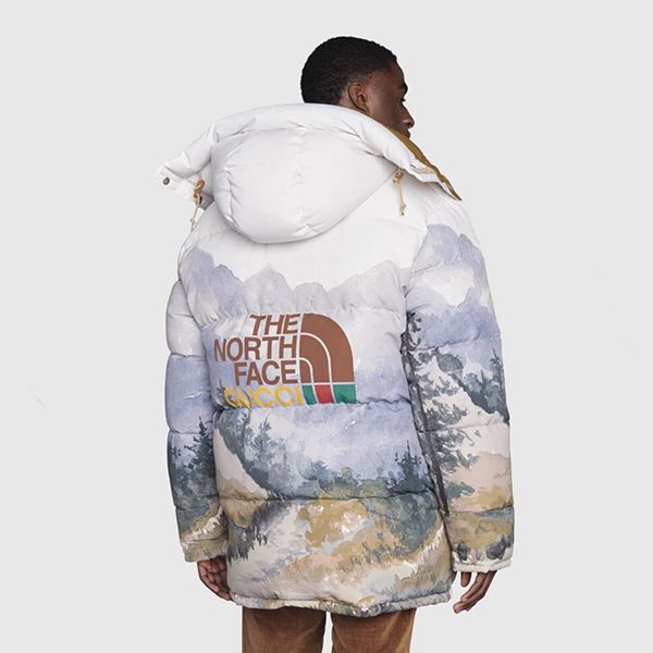 グッチ ノースフェイス ダウンジャケット コピー