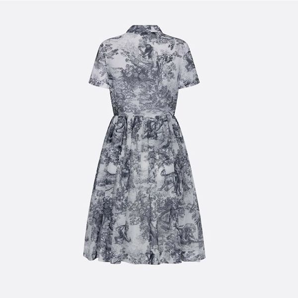 新作 ディオール スーパーコピー ミディシャツドレス トワルドゥジュイ 221R81A3802_X0861