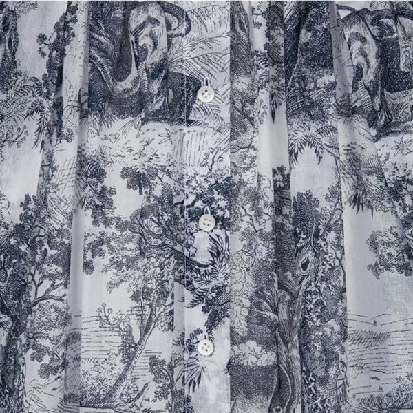 新作 ディオール スーパーコピー ミディシャツドレス トワルドゥジュイ 221R81A3802_X0861