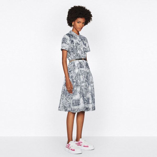 新作 ディオール スーパーコピー ミディシャツドレス トワルドゥジュイ 221R81A3802_X0861