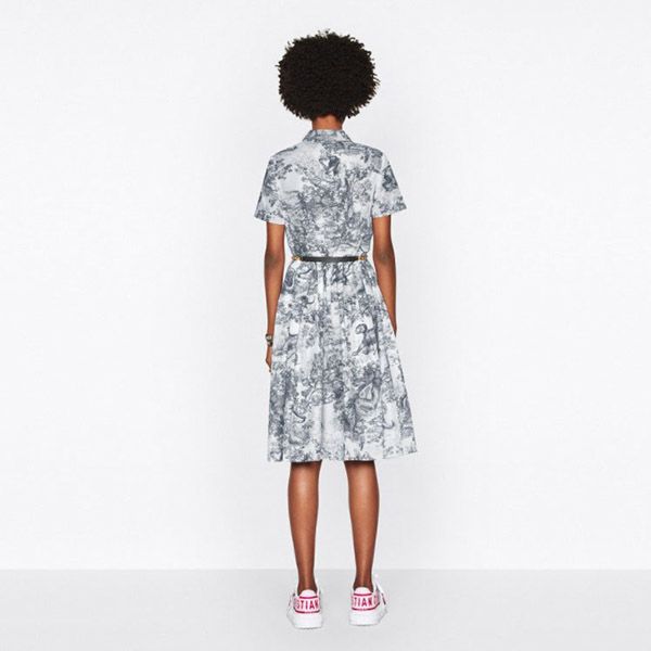 新作 ディオール スーパーコピー ミディシャツドレス トワルドゥジュイ 221R81A3802_X0861