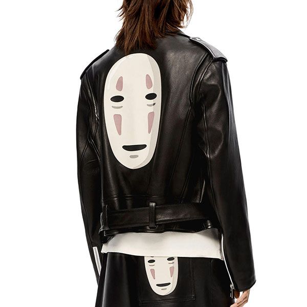 着心地抜群!ロエベ×千と千尋の神隠しスーパーコピー カオナシ バイカー ジャケット (ナパ)H862Y19X01