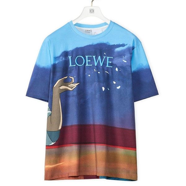 超話題?ロエベ ハク Tシャツ 偽物 コットンジャージー H848Y22X10