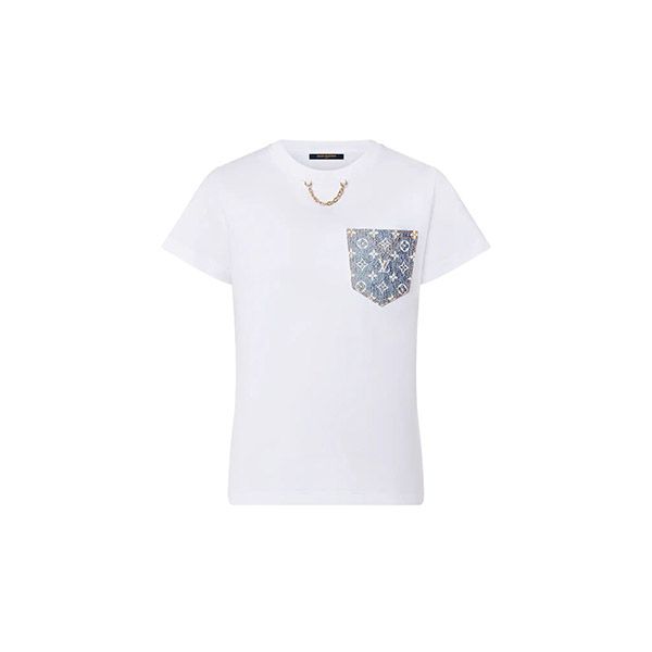 アクセス数No.1☆ルイヴィトン コピー レディース モノグラムポケットTシャツ