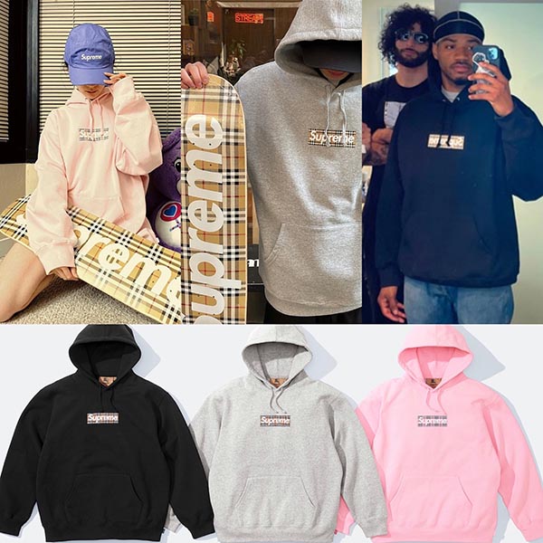 希望者のみラッピング無料】 Supreme Supreme BURBERRY Sweat パーカー