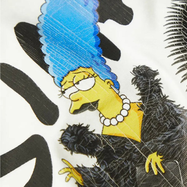 ★バレンシアガ 偽物★ シンプソンズ オーバーサイズ Tシャツ 676589TLVG71000