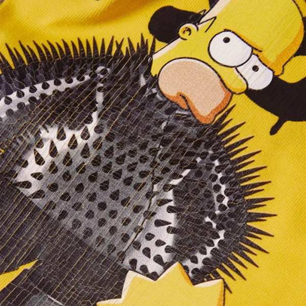 ★バレンシアガ 偽物★ シンプソンズ オーバーサイズ Tシャツ 676589TLVG71000