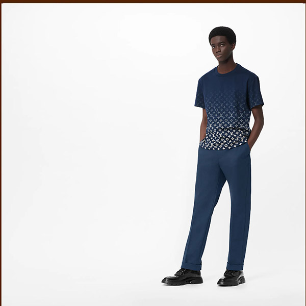 ☆これは間違えない☆ ルイヴィトン LVSE モノグラムグラディエントTシャツ 偽物 オセアン 1A9G6T