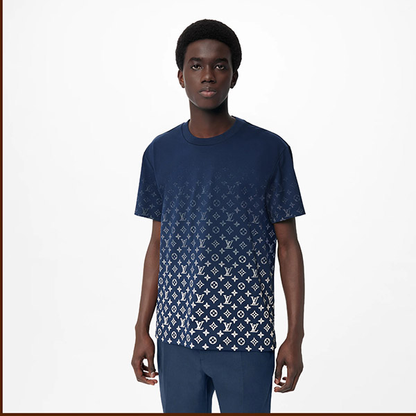 ☆これは間違えない☆ ルイヴィトン LVSE モノグラムグラディエントTシャツ 偽物 オセアン 1A9G6T