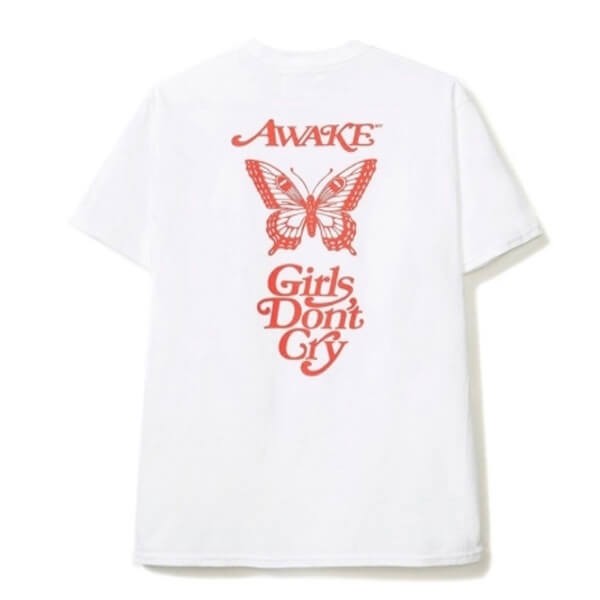 超入手困難激レア!Awake NY×ガールズドントクライ butterfly Logo T