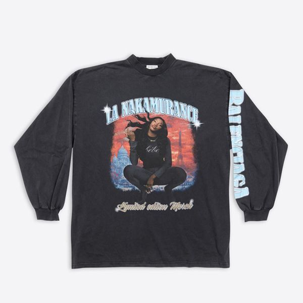 バレンシアガ Tシャツ コピー Music Aya Nakamura 長袖 ヴィンテージ693950TMV861055