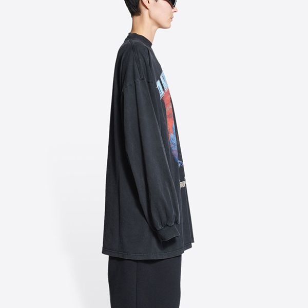 バレンシアガ Tシャツ コピー Music Aya Nakamura 長袖 ヴィンテージ693950TMV861055