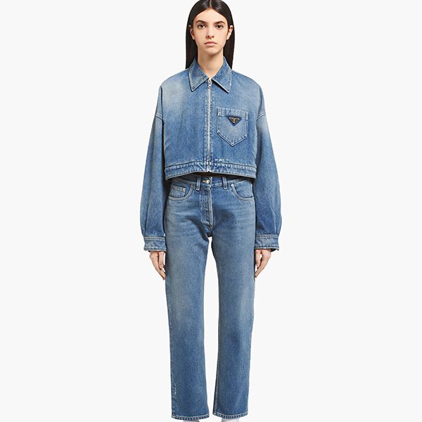 SANA着用? プラダ デニム クロップド ジャケット コピー GFB279_1ZAB_F0008_S_212