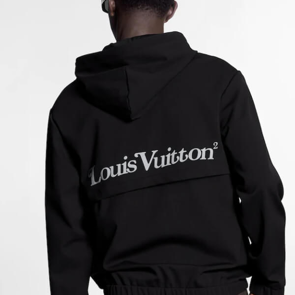 スクエアードルイヴィトンジップフードブルゾン スク偽物 1A7X7P