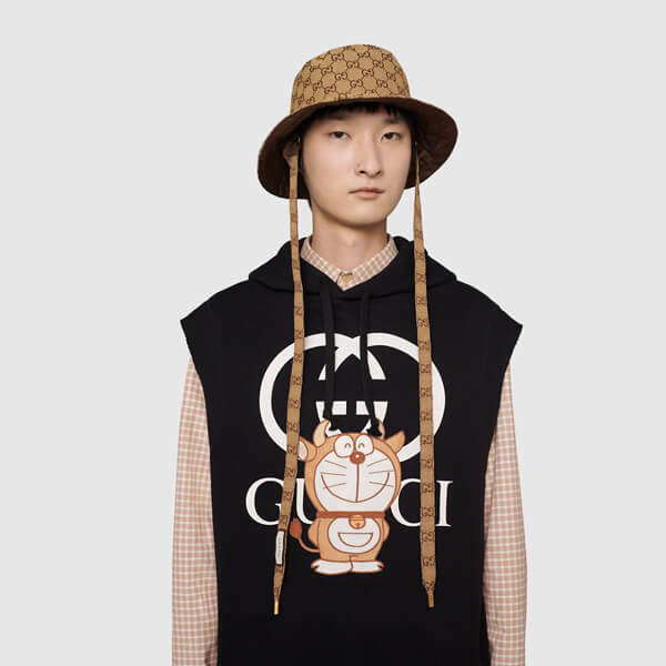 グッチ ドラえもん スリーブレス スウェットシャツ 偽物 633099XJDE01043