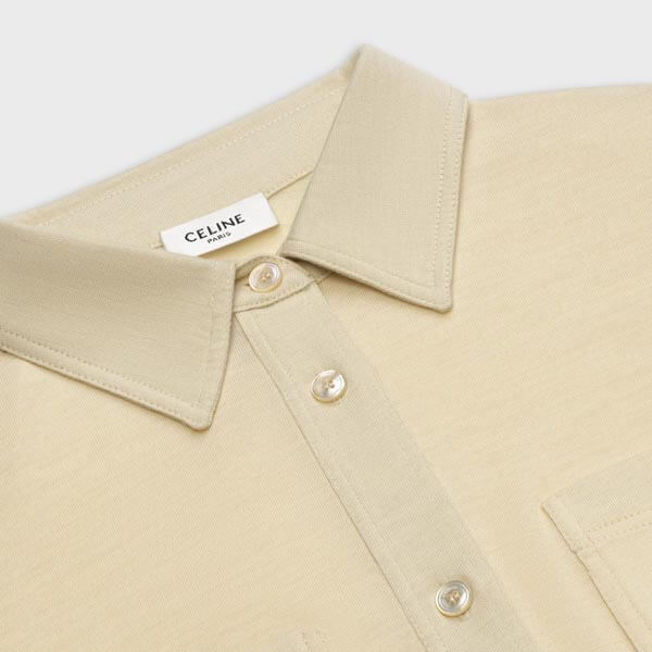 <新作21SS>サルキー刺繍シャツ●セリーヌ● コピー 2X545453L.01VA