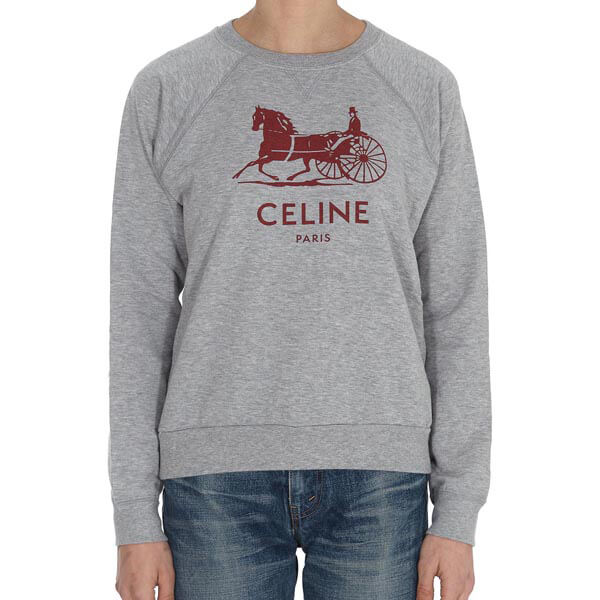 【送関込】セリーヌ サルキー ロゴスウェット セーター?