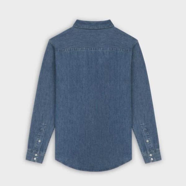 21SS◆新作【セリーヌ】サルキー ウェスタンシャツ ライトデニム 偽物 2T096208I.08OW