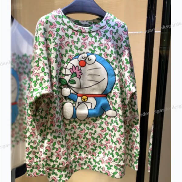 限定！コラボ★グッチ×ドラえもん スウェットシャツ★すぐ届く！
