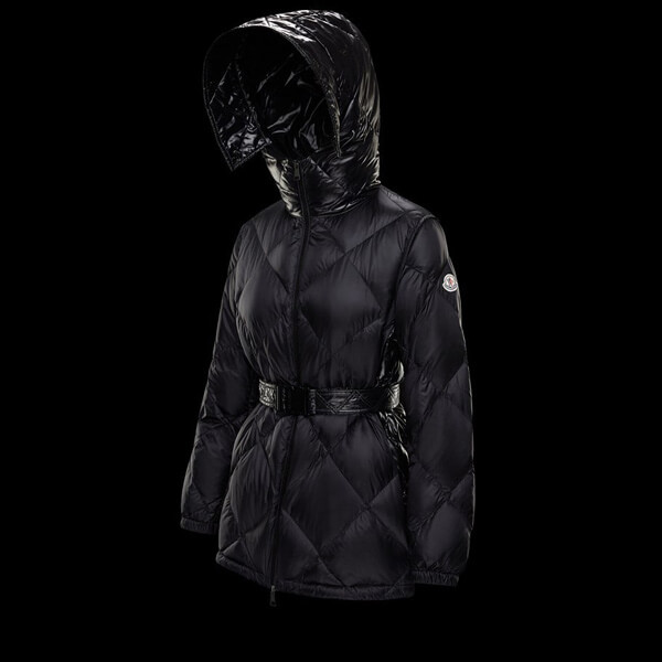21SS モンクレール ダウン【MONCLER】袖ロゴ&ベルト付きキルティングダウンSARGAS