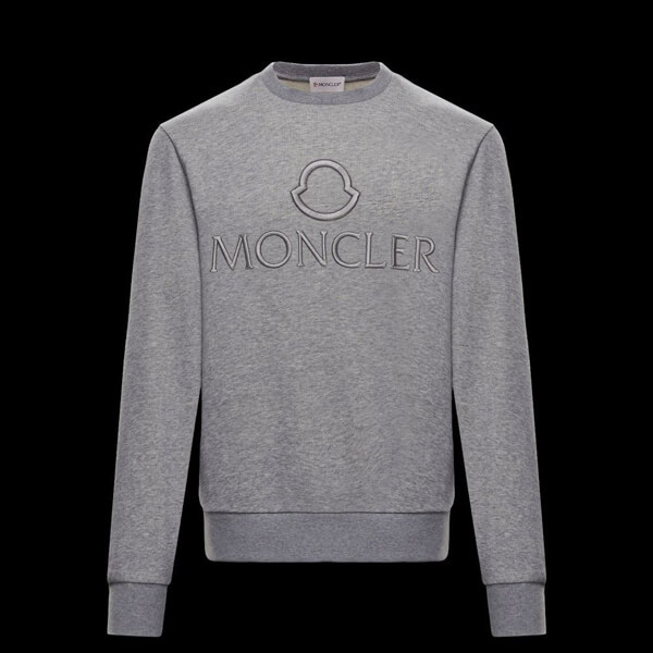 モンクレール★2021SS★エンボスロゴ入スウェットシャツ 偽物
