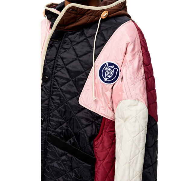 【21SS 日本未入荷】ロエベ パッチワーク パーカー ユニーク コピー H664338W07