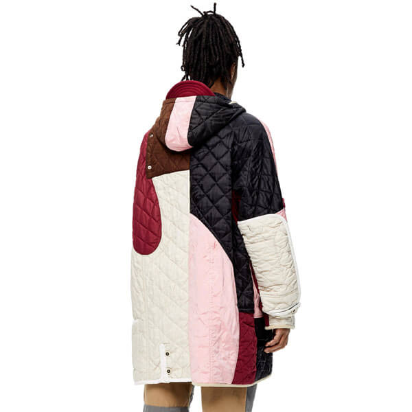 【21SS 日本未入荷】ロエベ パッチワーク パーカー ユニーク コピー H664338W07