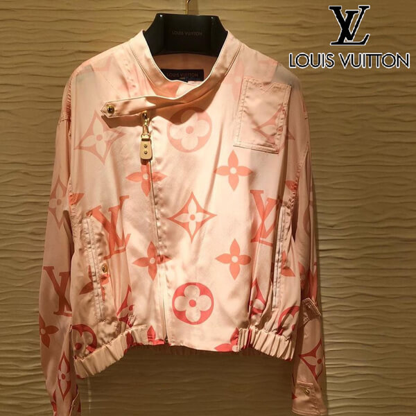 ルイヴィトン ボンバージャケット ピンク 新作 バイ?ザ?プール1A8RC3