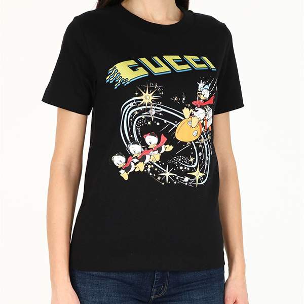 グッチ DISNEY x グッチ ドナルドダック Tシャツ 偽物 644671XJDBD1043