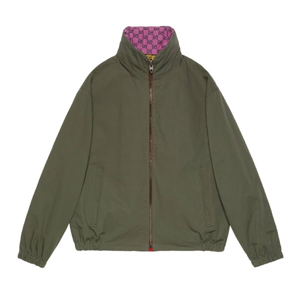 グッチ ジャケット アウター リバーシブル ジップ マルチ GG ロゴ 658114 Z8AOH 9870