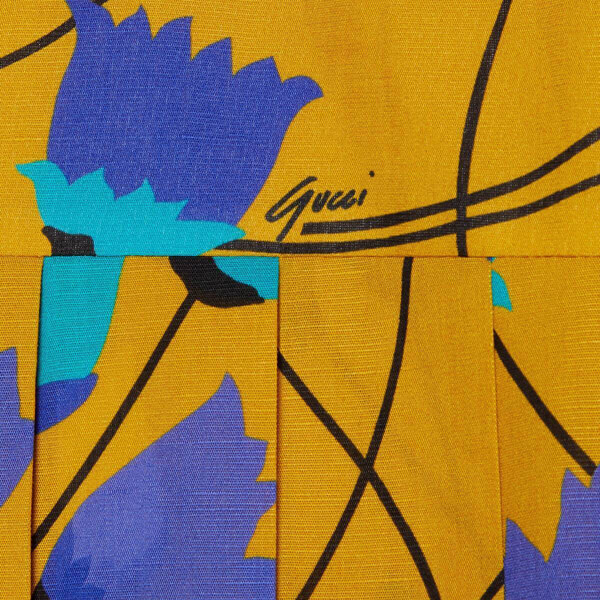 グッチ 21SS チューリップ プリント コットンリネン ドレス 652088ZAGVN 7197