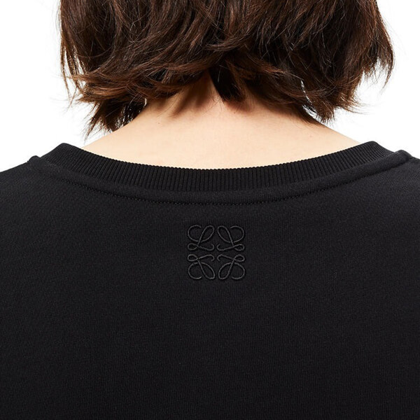  ロエベ コピー ◆ラ?パルム パッチ スウェットシャツ（コットン）S897Y24X02