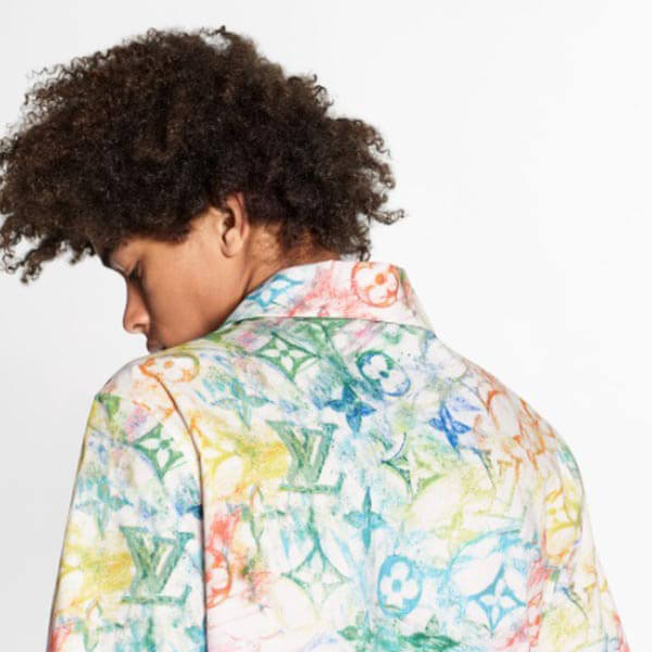 新作【ルイヴィトン】ショートスリーブシャツウィズグラフィック 1A8HH5