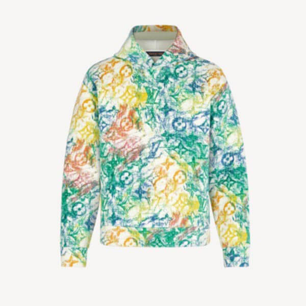 【ルイ ヴィトン】ベルベットパステルモノグラム　フーディ 1A8GUY