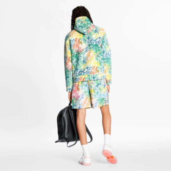 【ルイ ヴィトン】ベルベットパステルモノグラム　フーディ 1A8GUY