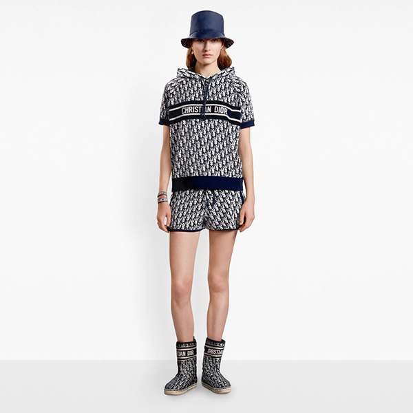 ディオール21SSオブリークショートスリーブスウェットシャツ 偽物113S06A4022_X0890